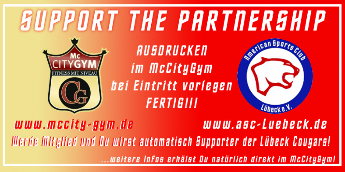 McCity-Gym bleibt Cougars-Partner